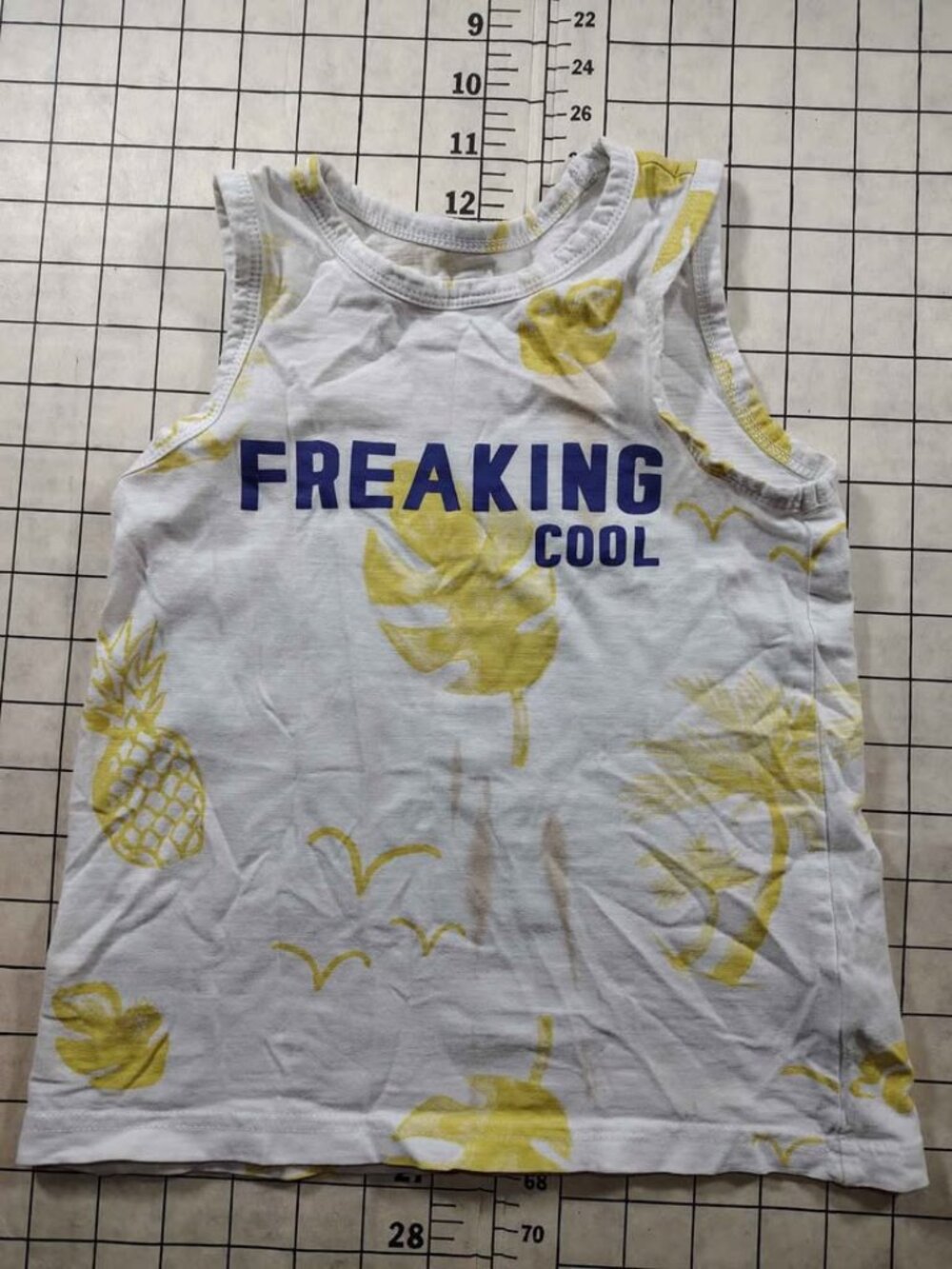 dip Toddler Freaking Cool Tropical Tank Top XS 4-5
